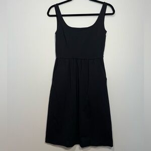 Cynthia Rowley Black Tank Mini Dress with Pockets